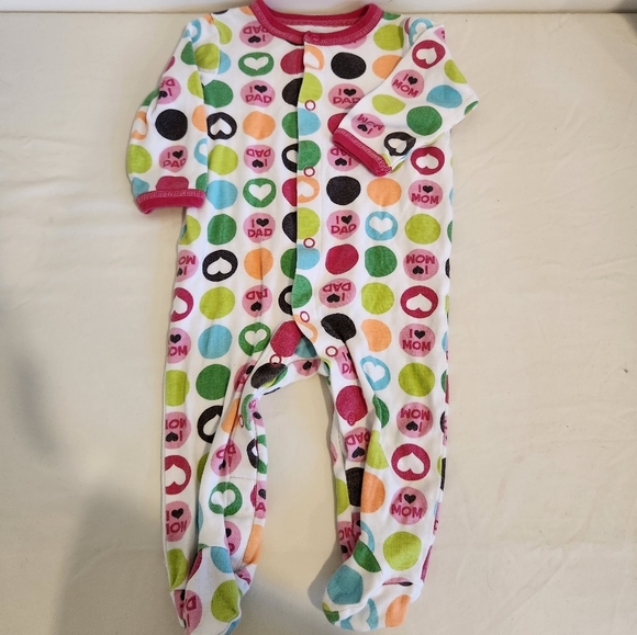 Circo Other - Circo 9Month Colorful Polka Dot Footed Sleep N Play Outfit